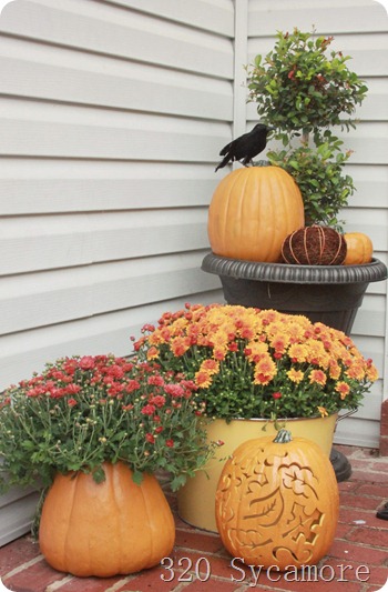 fall autumn front porch 3