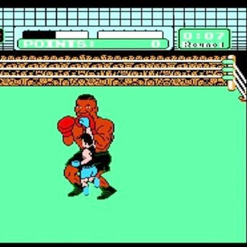 Mike Tyson versucht, Mike Tyson in Punch-Out zu besiegen
