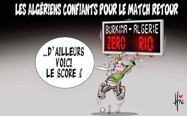 les algériens confiants pour le match retour