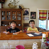 Getting ready for lunch at Poppi Toppa's