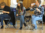 Judges taking a break between categories...
