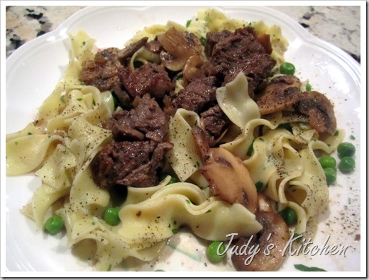 tenderloin beef tips marsala  (2)