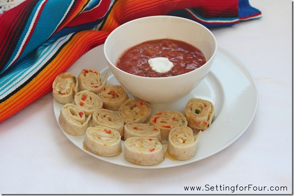 Jalapeno Chicken Spirals Recipe from Setting for Four #recipe #appetizer