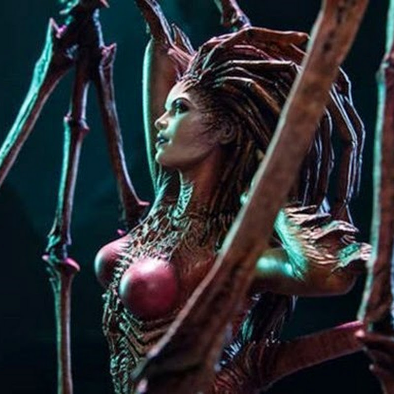StarCrafts Queen of Blades geschrumpft und in eine Statue verwandelt