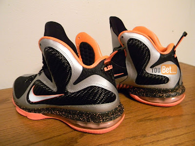 nike lebron 9 gr silver black orange 2 01 New Pics: Upcoming Nike LeBron 9 Mango Slated for March 2nd