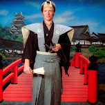 Matt as Samurai at Edo Wonderland in Nikko, Japan 