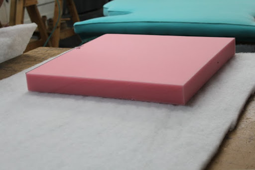 how to add batting to cushion foam