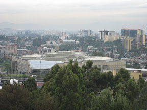 The UN Convention center seen from the Addis Hilton