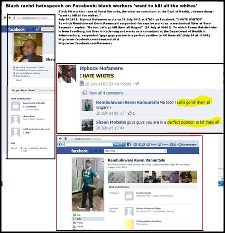 SASOL SECUNDA SUMMARY BLACK WORKERS WANT TO KILL ALL THE WHITES facebook