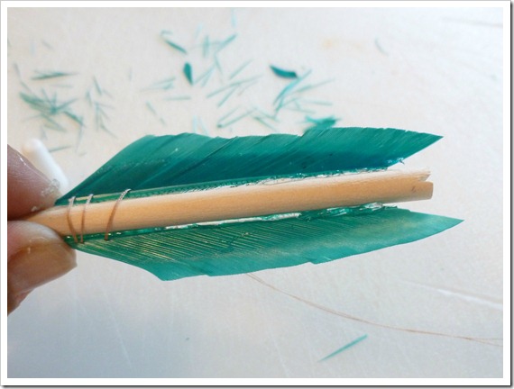 How to make a feather arrow