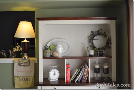 Refinished buffet hutch Refinished buffet hutch