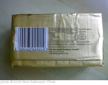 'Kerrygold butter' photo (c) 2009, Nick Saltmarsh - license: http://creativecommons.org/licenses/by/2.0/