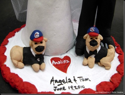 Chicago Cubs Wedding Cake Topper 2