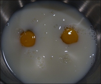 eggs and milk
