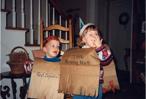When she was little, associate producer Katie Macpherson's mom crafted Thanksgiving-inspired costumes for she and her brother. When she was little, associate producer Katie Macpherson's mom crafted Thanksgiving-inspired costumes for she and her brother.