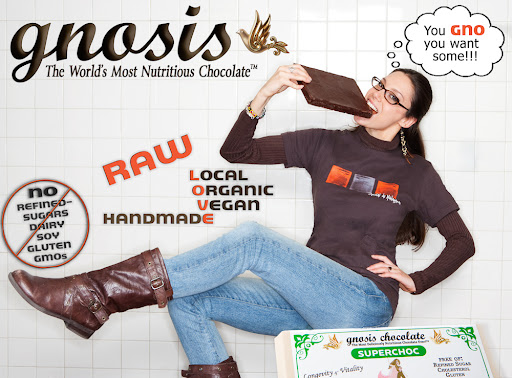 Gnosis Chocolate, now in 300 stores worldwide, was created from Vanessa's desire to bring the health benefits of cacao to her health counseling clients. Photo: Jeff Skeirik