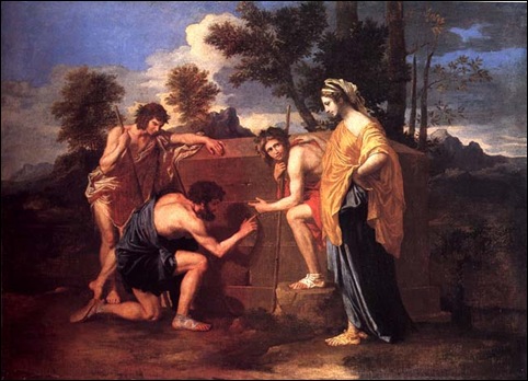 Poussin, Les bergers d'Arcadie Poussin, Les bergers d'Arcadie
