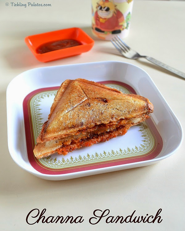 Chana Masala Sandwich Recipe