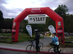Cycle NC 2011 - Riders preparing to leave from Elkin Campgrounds.