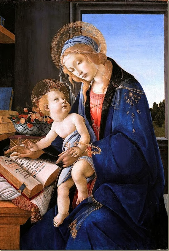 Botticelli, Vierge à l'enfant Botticelli, Vierge à l'enfant