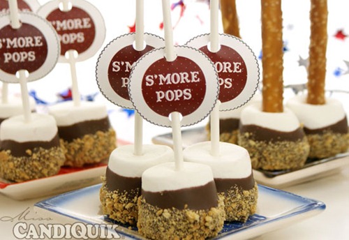 S'mores Marshmellow Pops