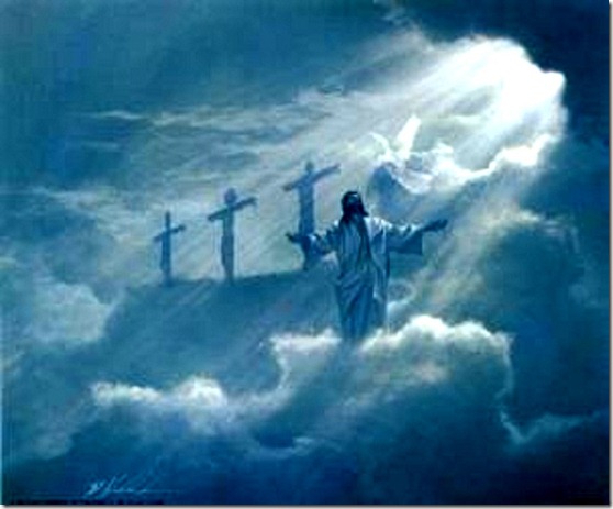 Vision Crucifixion, Christ, HS and Father Vision Crucifixion, Christ, HS and Father