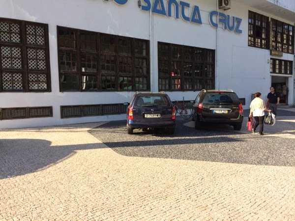 Estacionamento bicicletas Shopping Santa Cruz em Braga