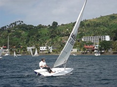 Laser sailing Savusavu