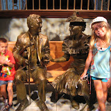 Bryan and Hannah with Roy Acuff and Minnie Pearl in the Ryman Auditorium in Nashville TN 09042011