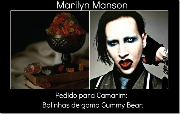 Marilyn Manson e pedido