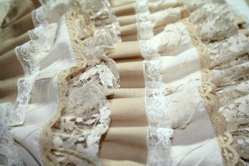 Rows of ruffles Rows of ruffles