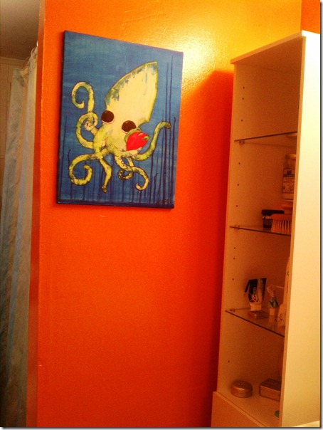 Mr. Crow's Squid painting <3