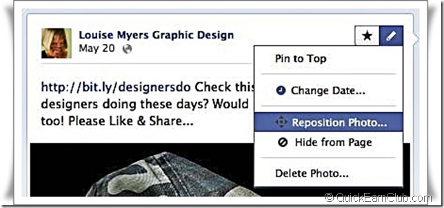 reposition facebook photo reposition facebook photo