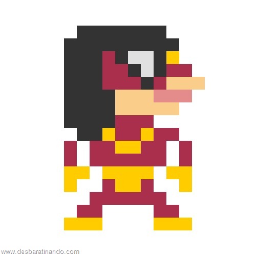 super herois e viloes em 8 bits homem aranha (4)