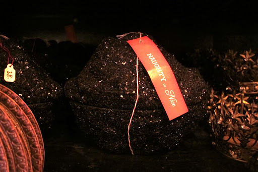A lump of coal! Always clever at John Derian.