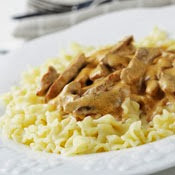 Beef Stroganoff