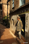 Observing man