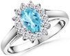 Oval-Aquamarine-and-Diamond-Ring-in-14k-White-Gold