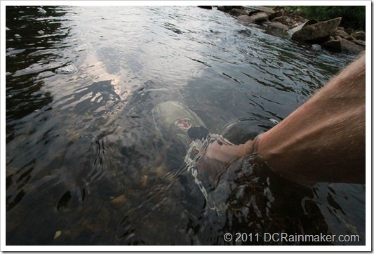 Polar s3+ Footpod waterproofing river test