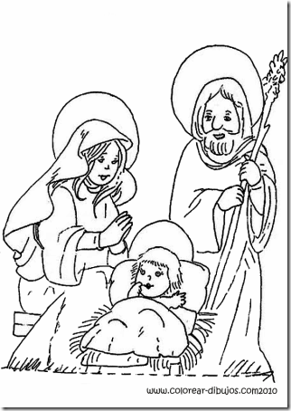 colorear nacimiento (4) colorear nacimiento (4)