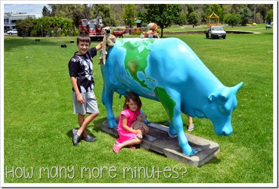 Shepparton: Mooving Art Exhibit ~ How Many More Minutes?