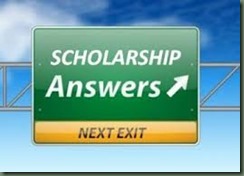 Scholarship Answer exit sign