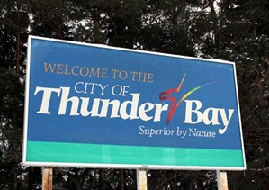 Thunder Bay Sign Thunder Bay Sign