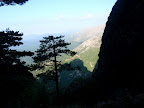 Vue sur la c&ocirc;te Ouest, et le d&eacute;but de l'Incudine.