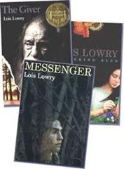 The Giver, Messenger and Gathering Blue by Lois Lowry