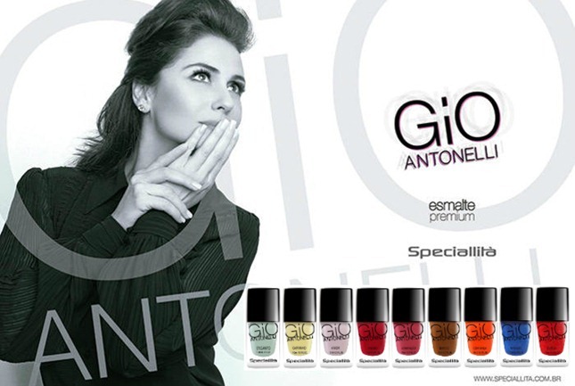 Giovanna Antonelli lança sua linha de esmaltes. Giovanna Antonelli coleção de esmaltes