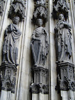 Detalhes externos da Catedral de Köln - 17/02/09