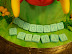 Closeup letters on Winnie the Pooh Cake