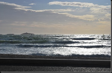 Surfers at Six-Fours-les-Plages