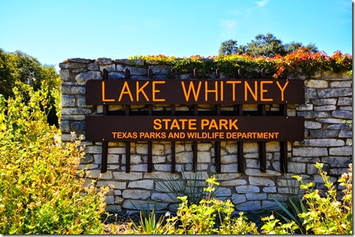 Lake Whitney Sign